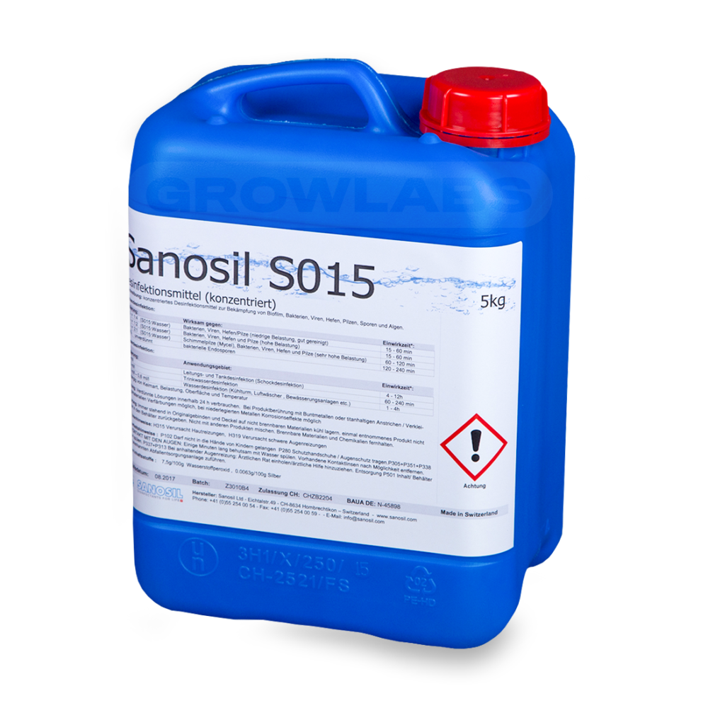 Sanosil S015 - Desinfektionsmittel 5 Liter
